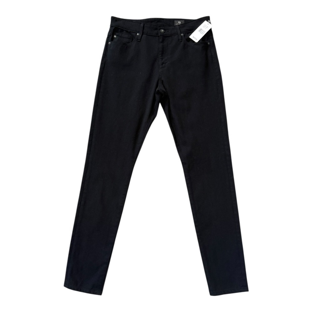 AG Adriano Goldschmied The Farrah High Rise Skinny Black Jean Womens Size 4 (27)
